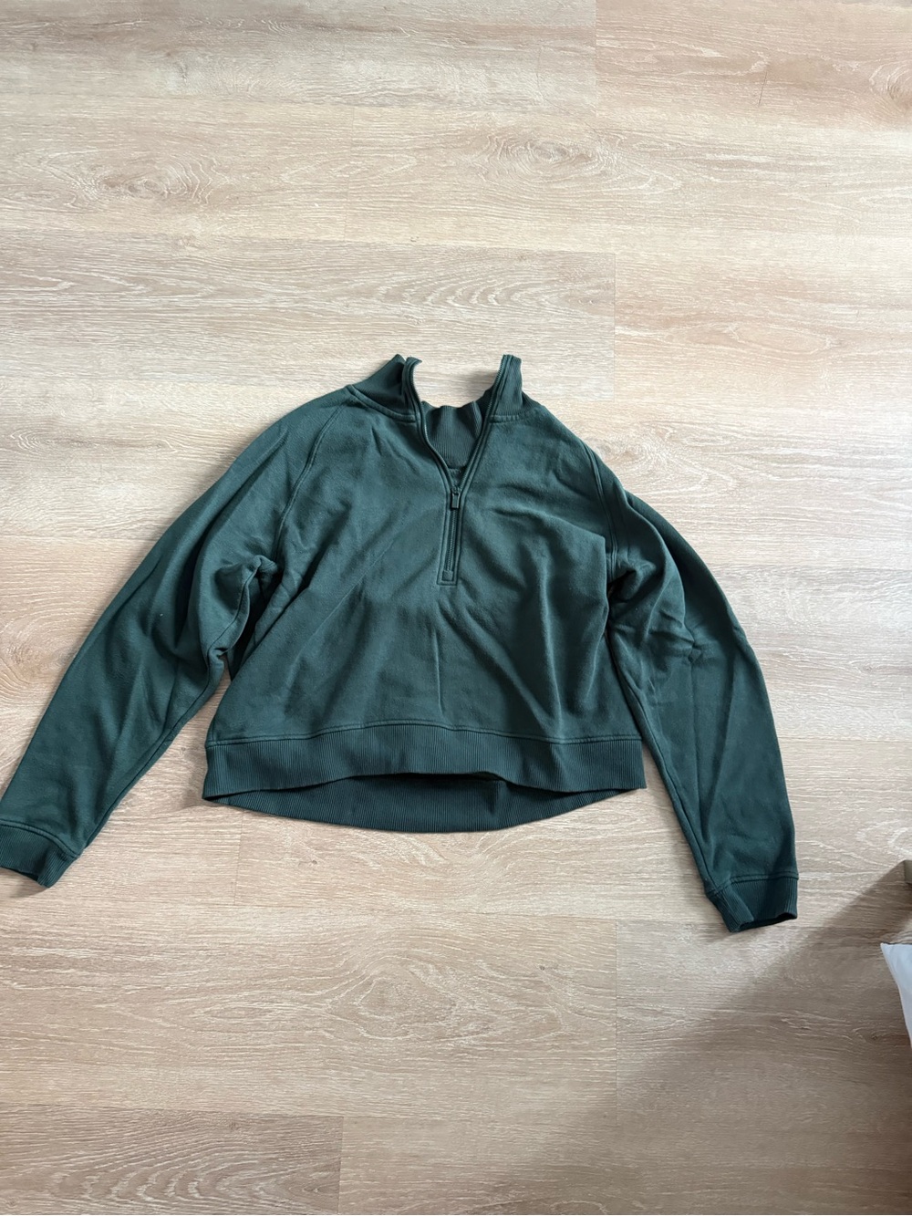 90 Degree By Reflex Dark Green Half-Zip Pullover